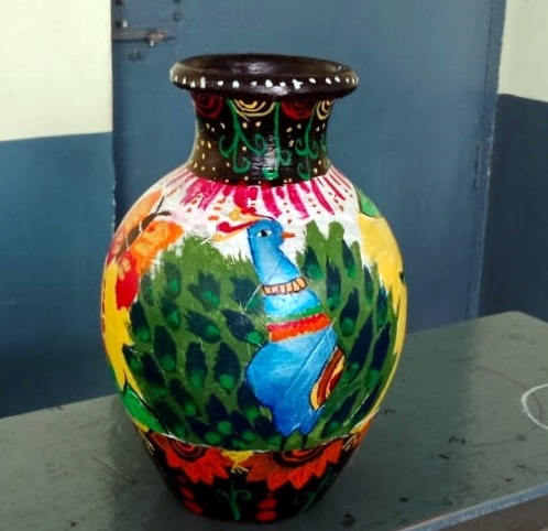 Inter house flower pot decoration comptt. 2023